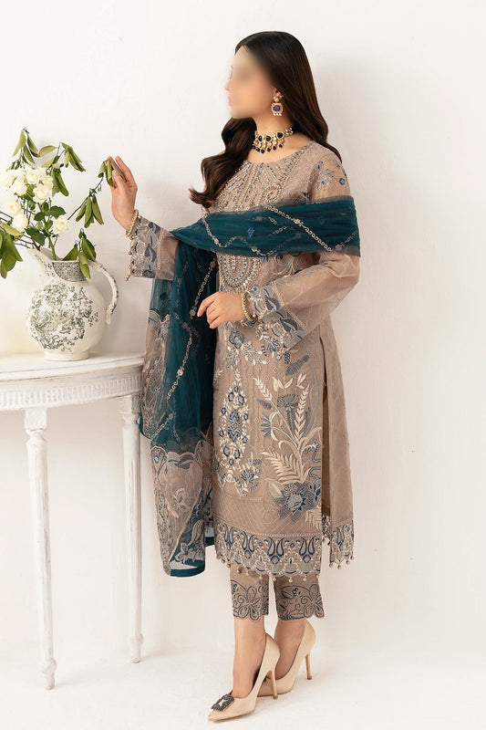 Ramsha Chiffon PartyWear Dress | SC-173