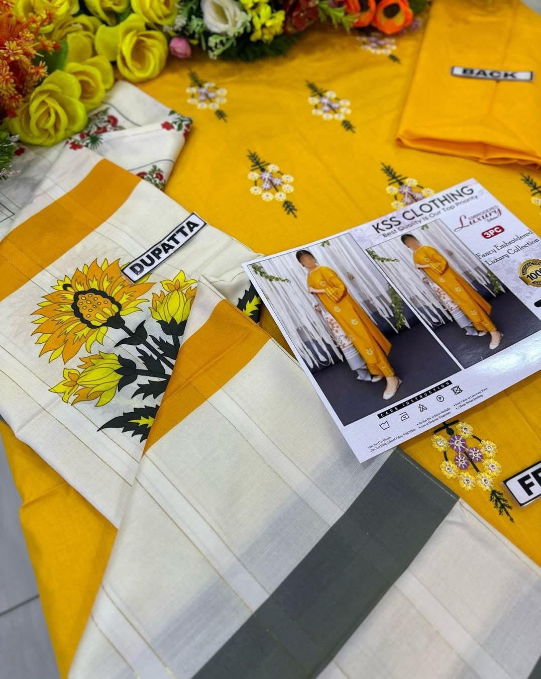 Clothing Lawn Luxury Party Wear Dress | SC-148 ( Unstitched )