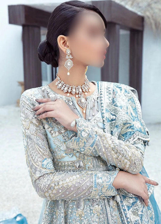 Freesia Net Maxi Bridalwear | SC-057