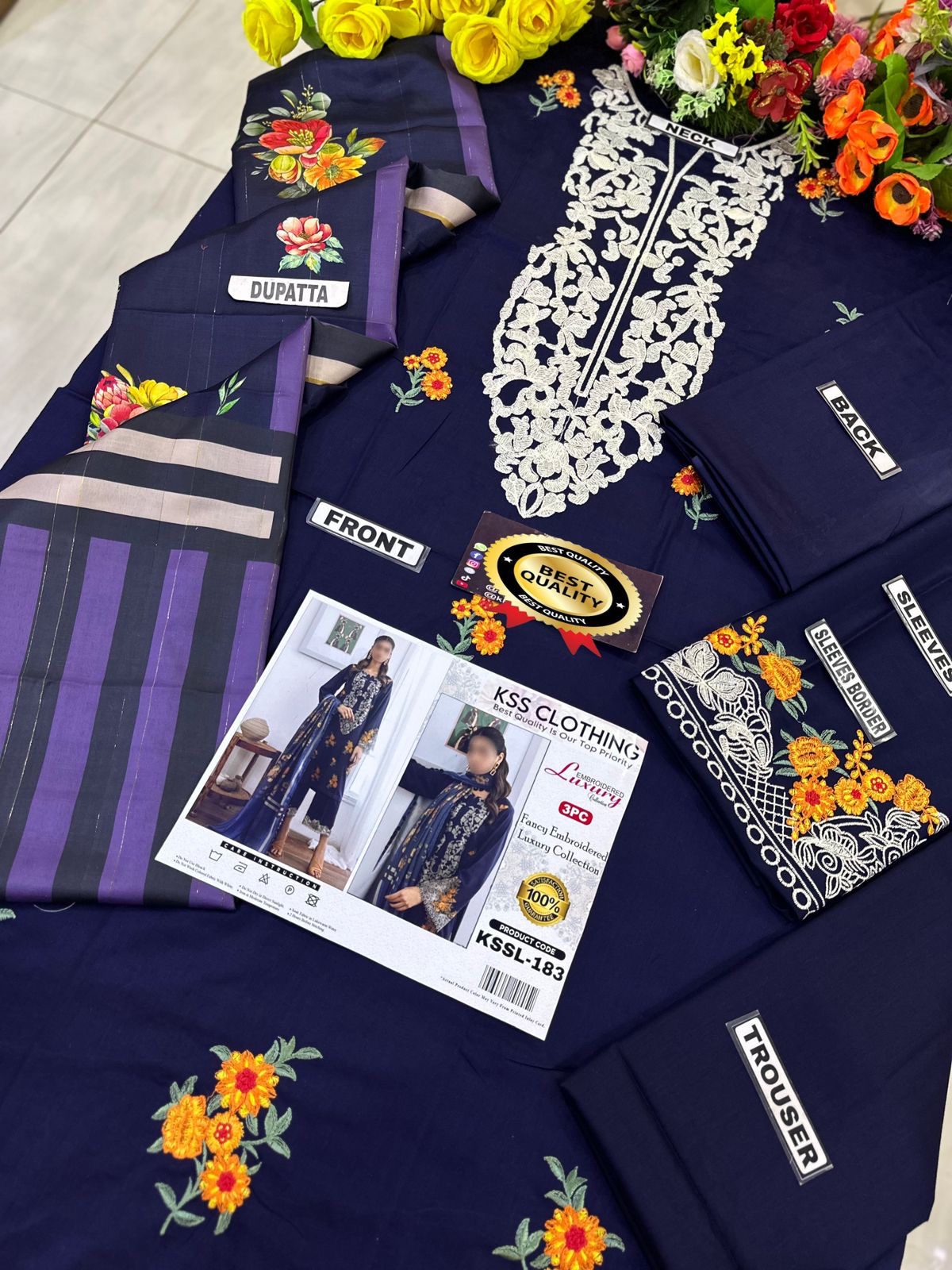 Clothing Lawn Luxury Party Wear Dress | SC-183