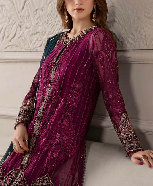 Maria B Chiffon PartyWear Dress |5321