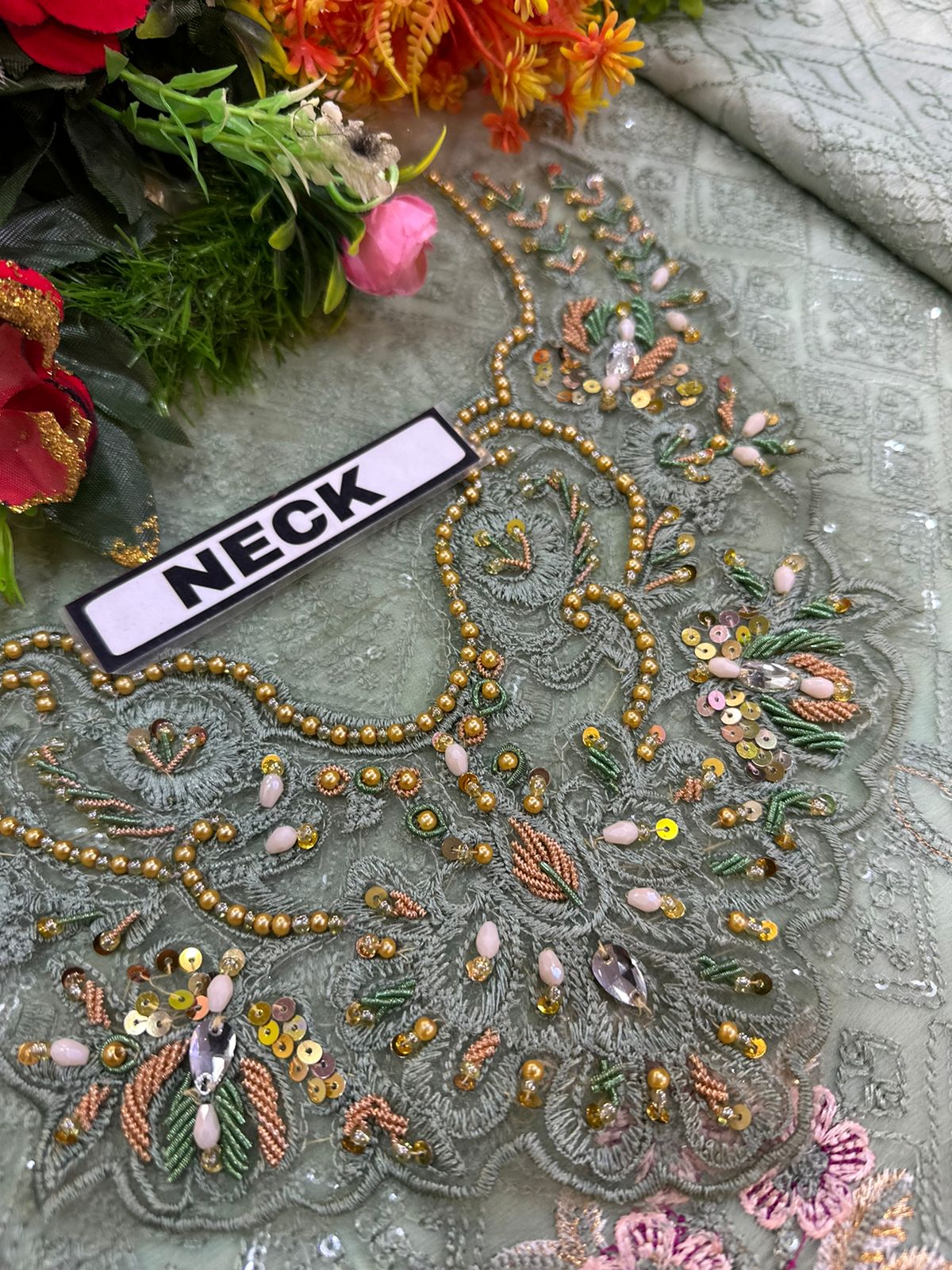 Rimsha Chiffon/Net Partywear Dress SC-101