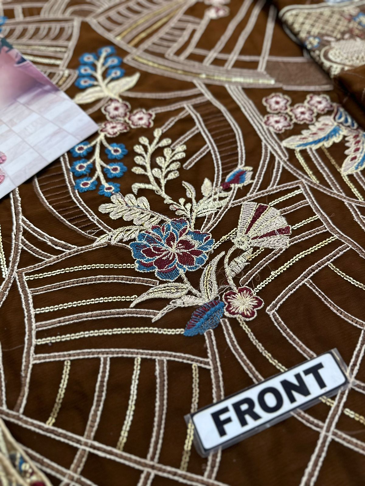 Ramsha Chiffon With Dupatta Party Wear Dress | SC-193