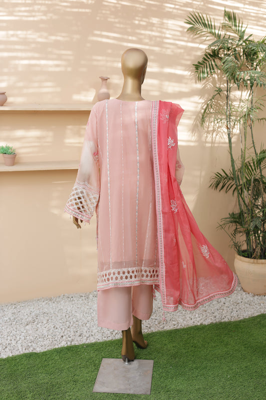 Husn-E-Suroshi Chiffon Collection 2025 | SR-04 (NARM)