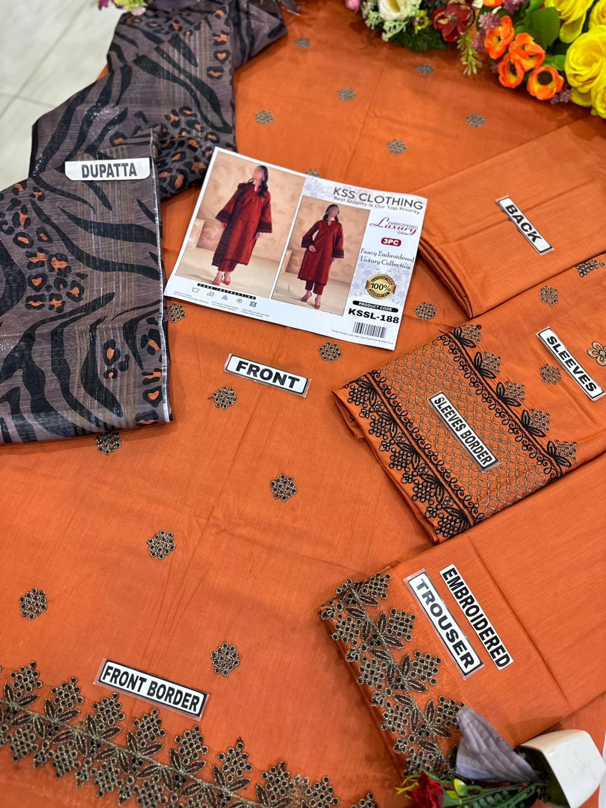 Clothing Lawn Luxury Party Wear Dress | SC-188