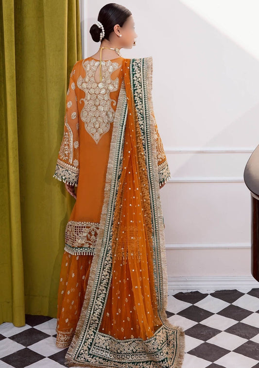 Imrozia Chiffon Luxury Bridalwear Dress | SC-135