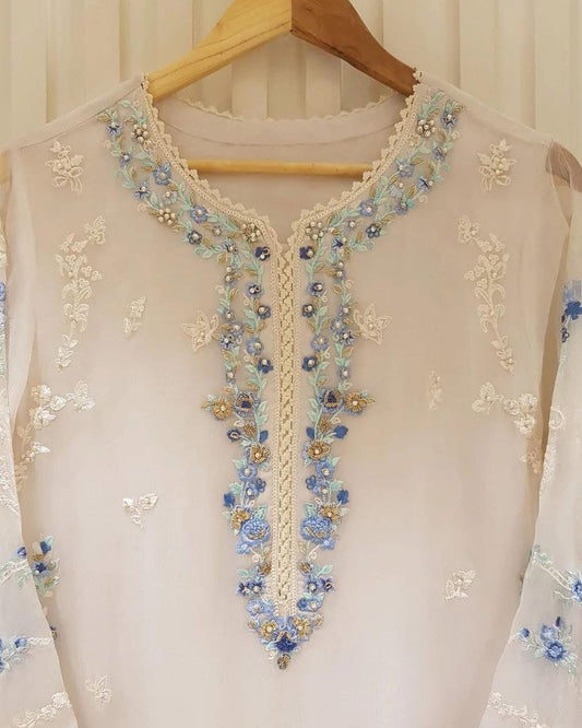 Aga Noor Chiffon Partywear Dress By Khansa Arts | SC-110