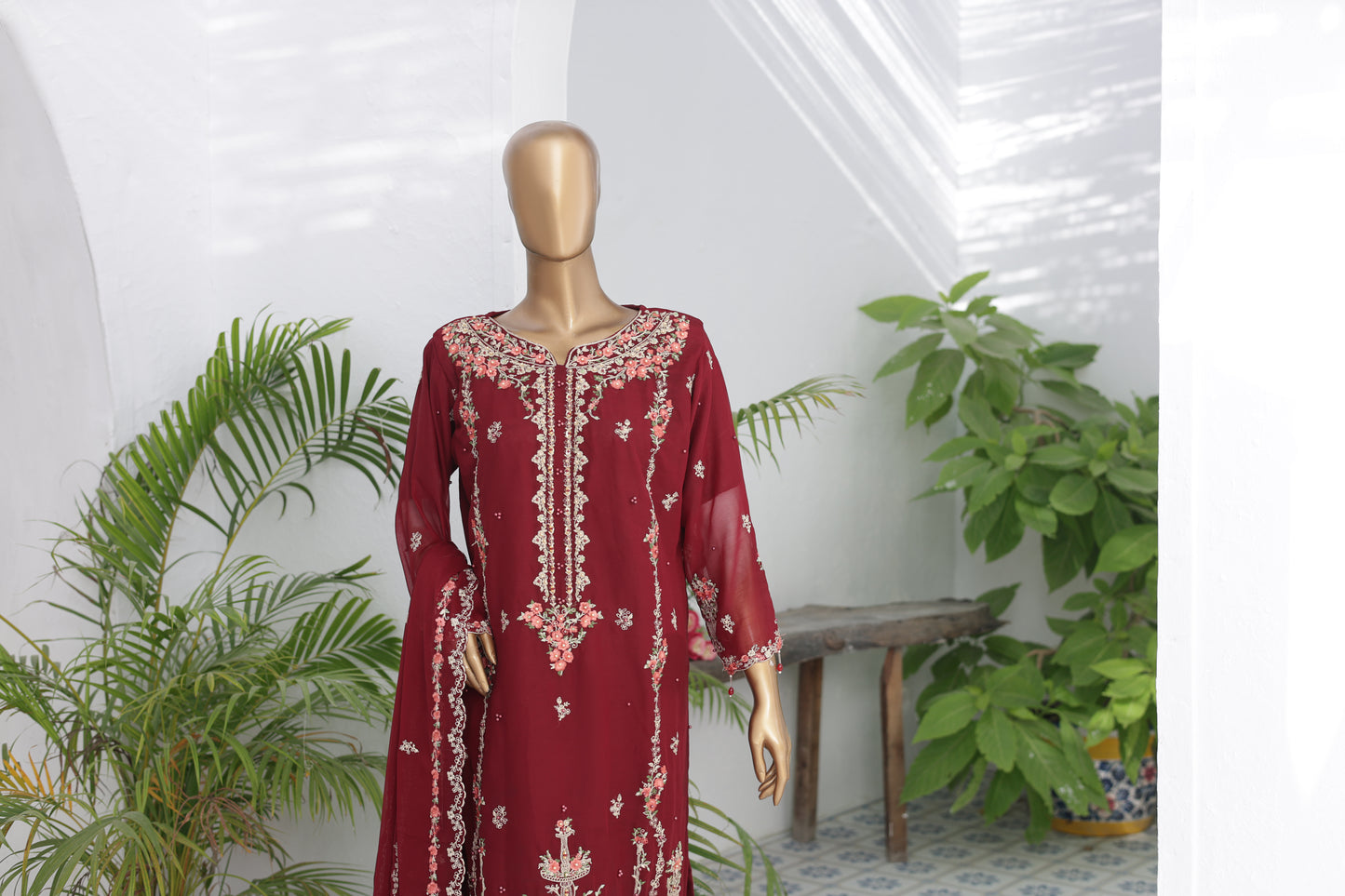 Husn-E-Suroshi Chiffon Collection 2025 | SR-06 (DILKASH)