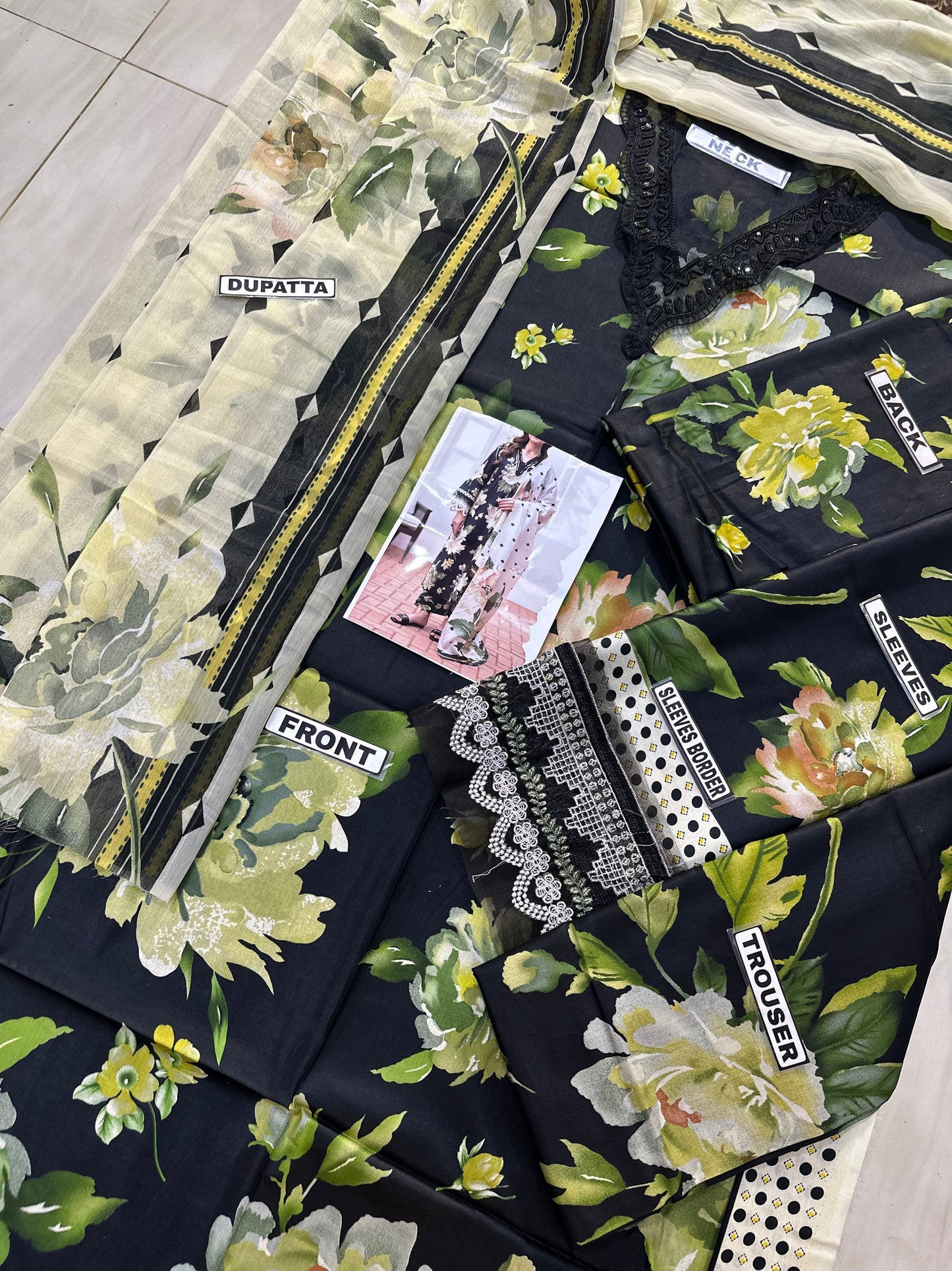 Baroque Print Lawn Formal Wear Dress | SC-257