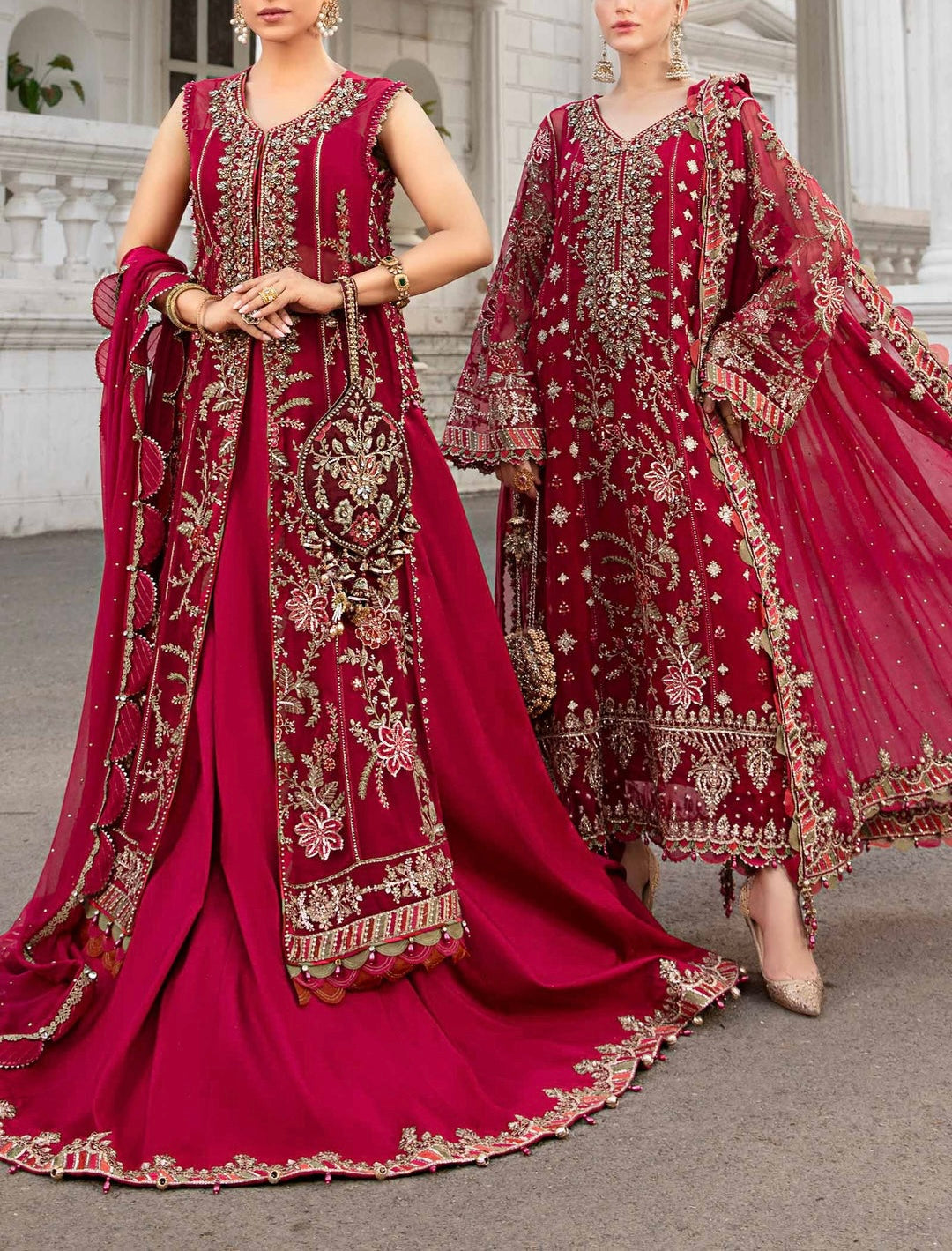 Maria B Chiffon PartyWear Dress |5308