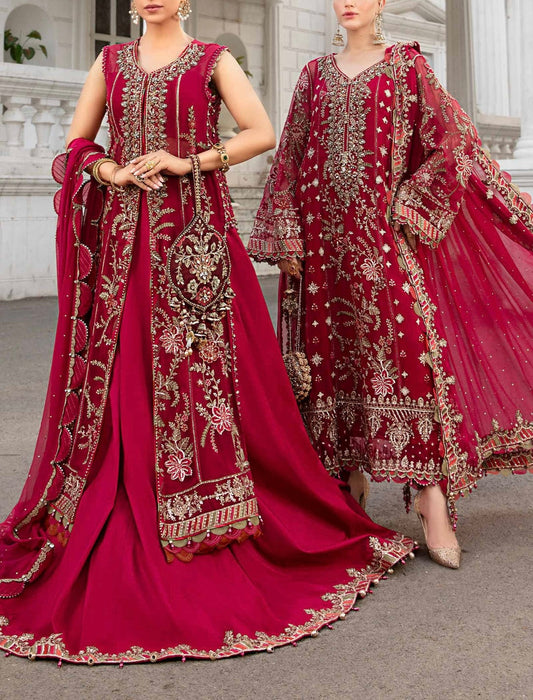 Maria B Chiffon PartyWear Dress |5308