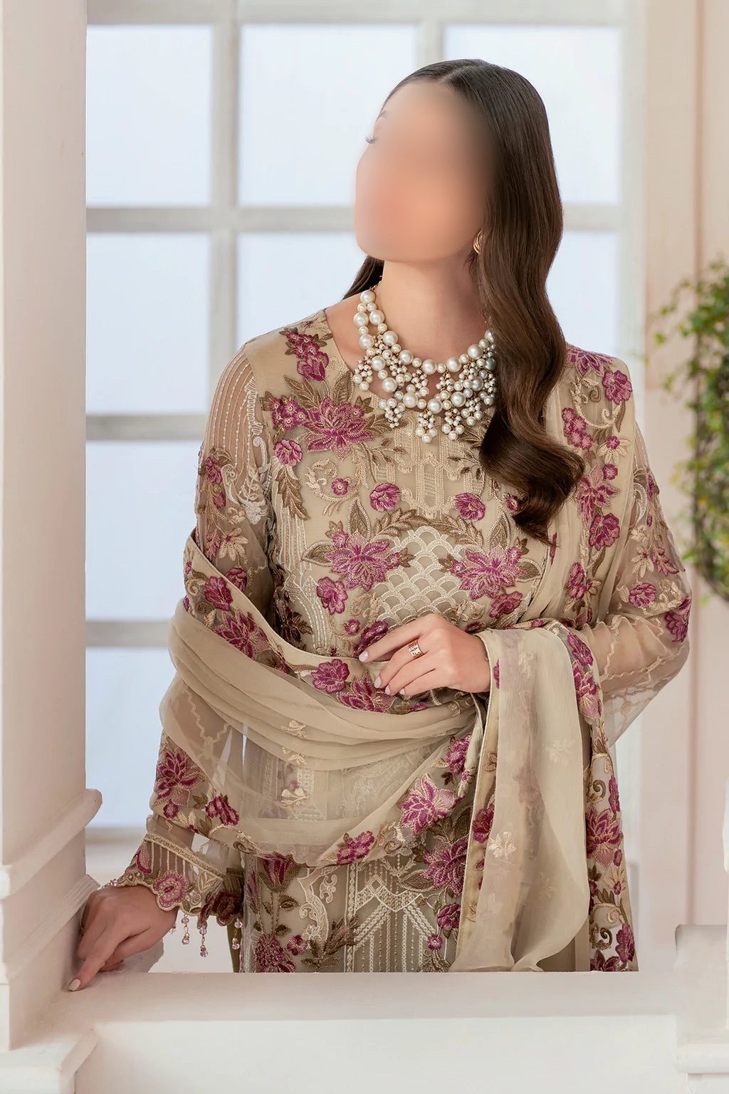 Ramsha Chiffon PartyWear Dress | SC-165