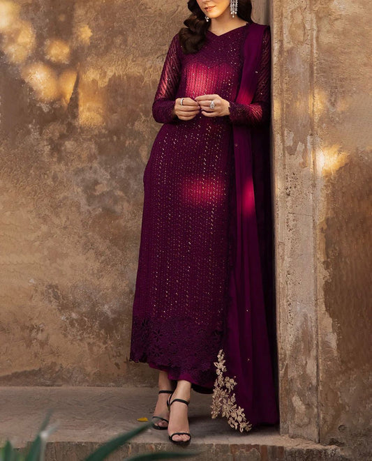 Azure X Maya Ali Formal Chiffon SC-5319