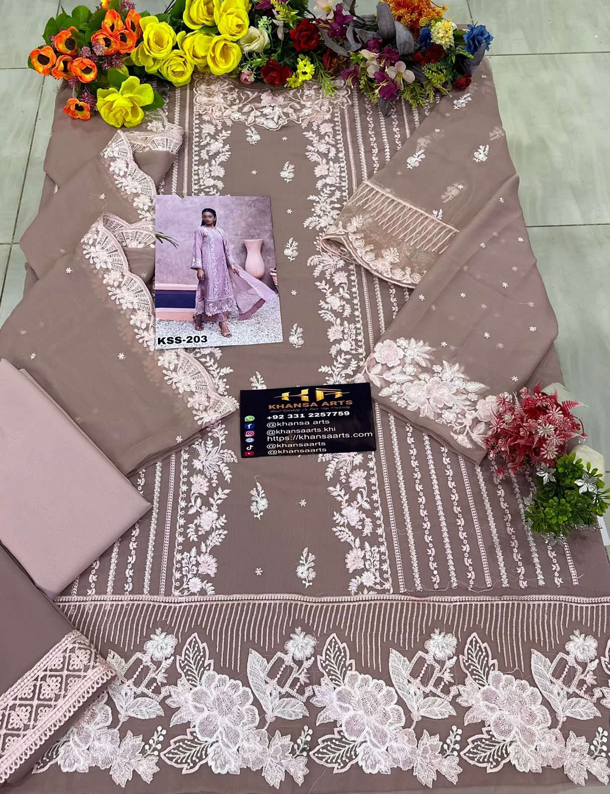 Azure Chiffon Formal Wear Dress | SC-203