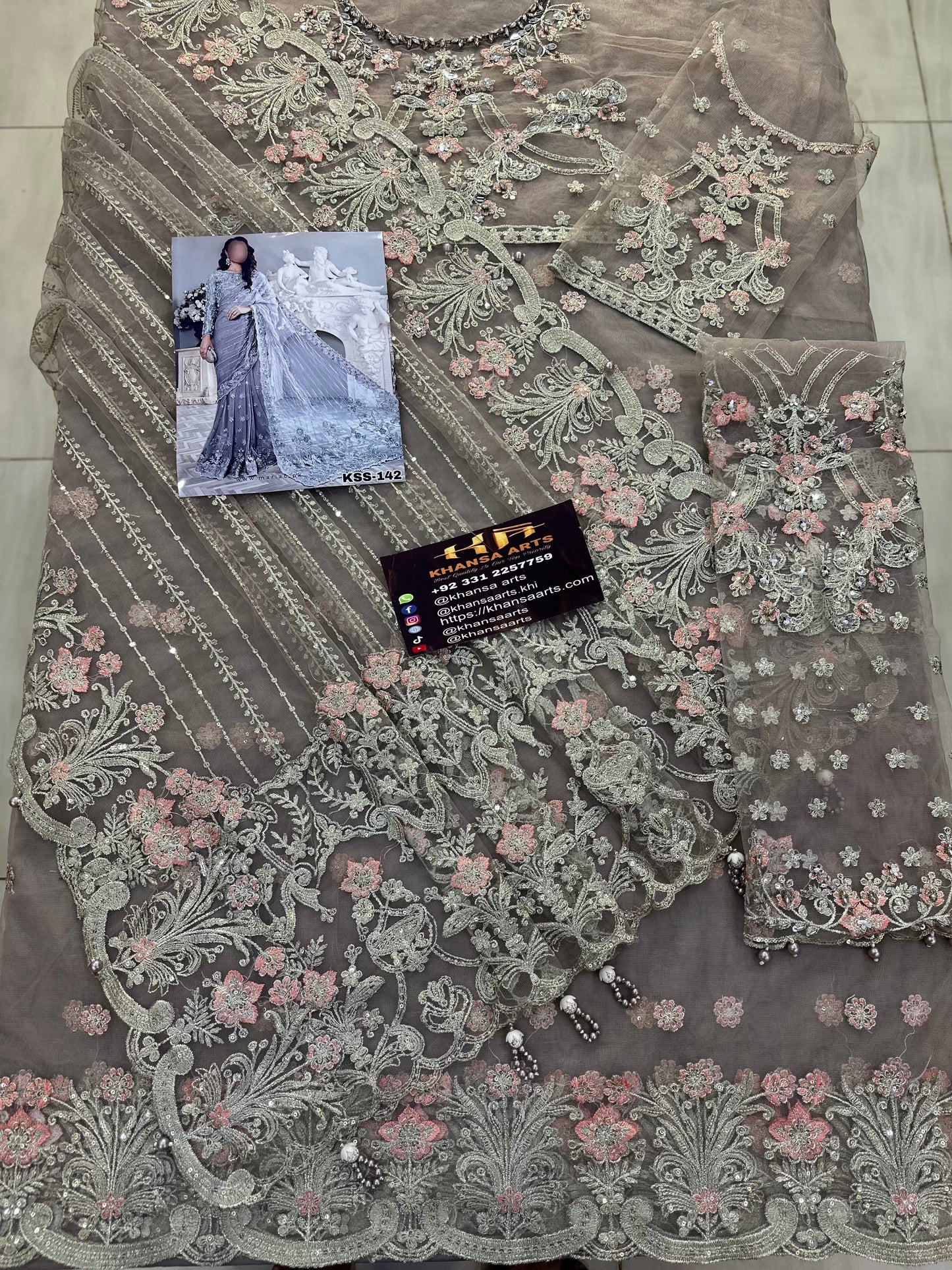 MariaB Couture Luxury Net Saree | SC-142