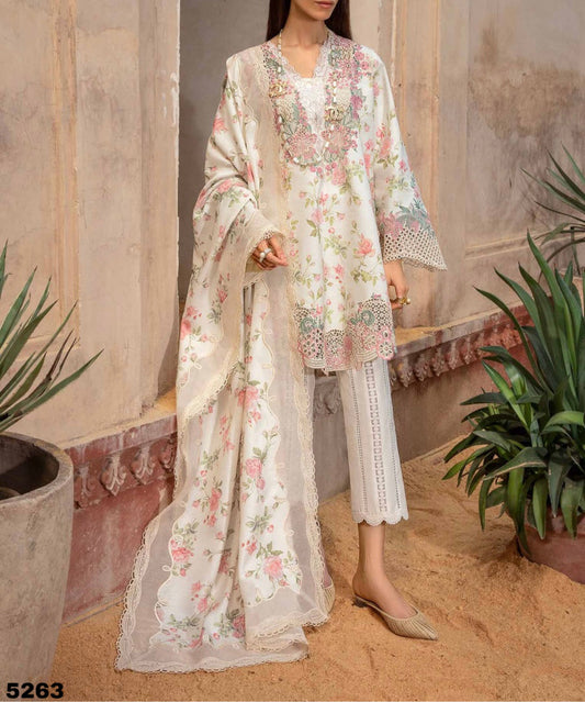 Crimson Luxury Lawn Formal Wear Dress |SC-5263