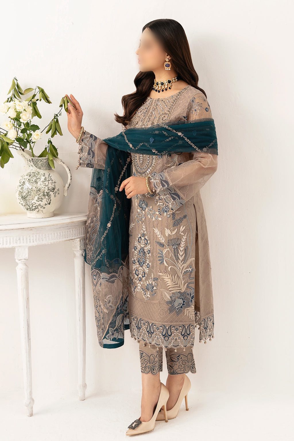 Ramsha Chiffon PartyWear Dress | SC-173