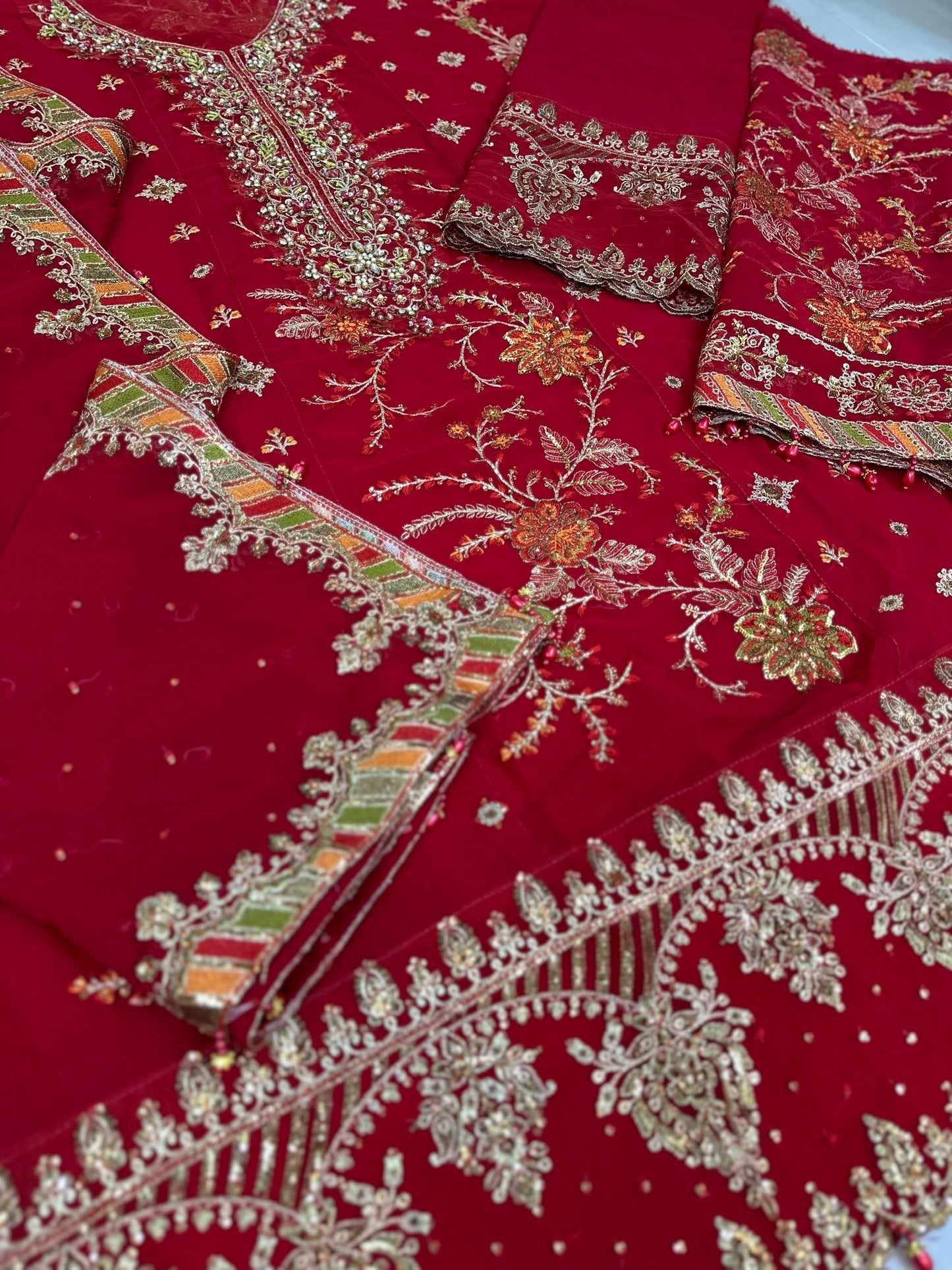 Maria B Chiffon PartyWear Dress |5308