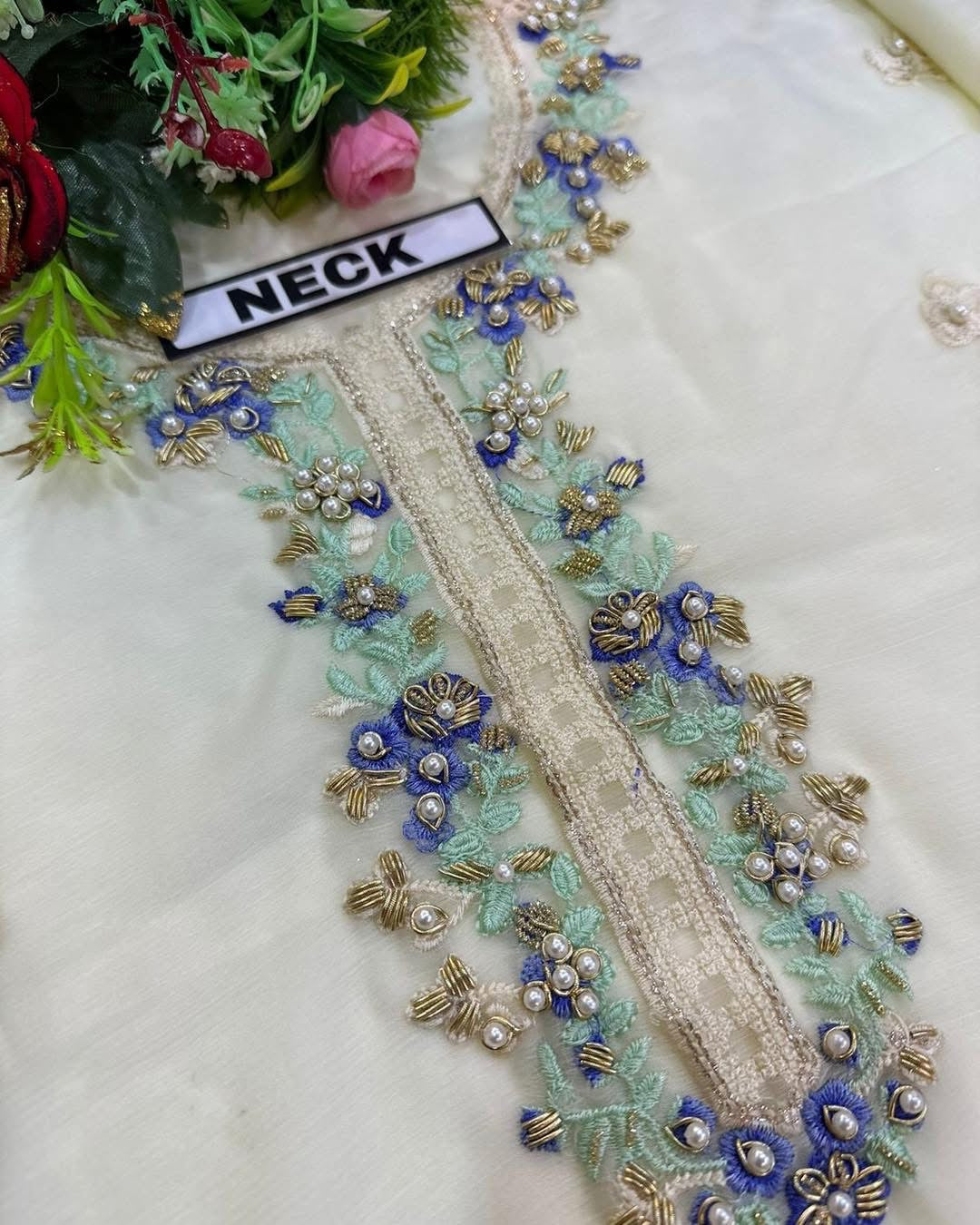 Aga Noor Chiffon Partywear Dress By Khansa Arts | SC-110