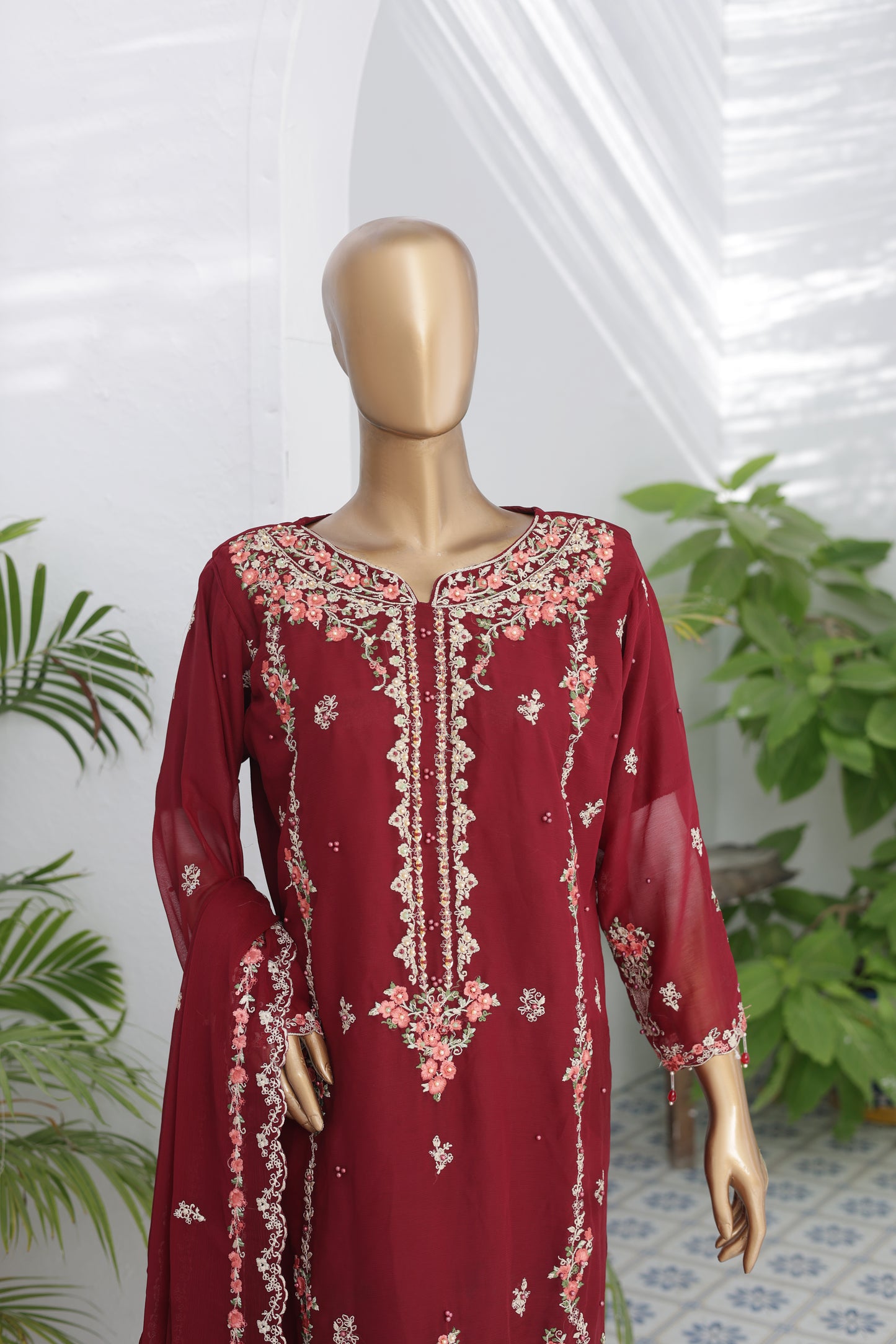 Husn-E-Suroshi Chiffon Collection 2025 | SR-06 (DILKASH)
