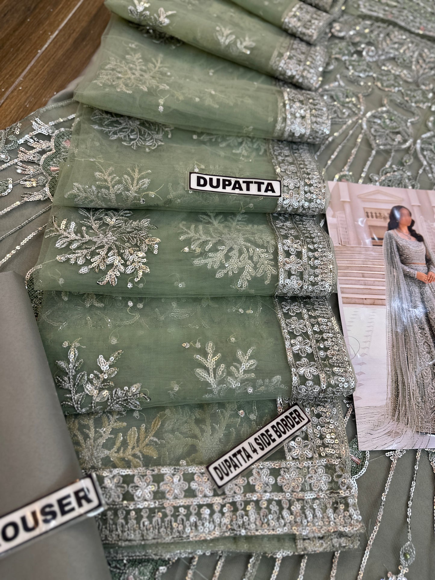 Erum Khan Net Bridal Maxi |5326