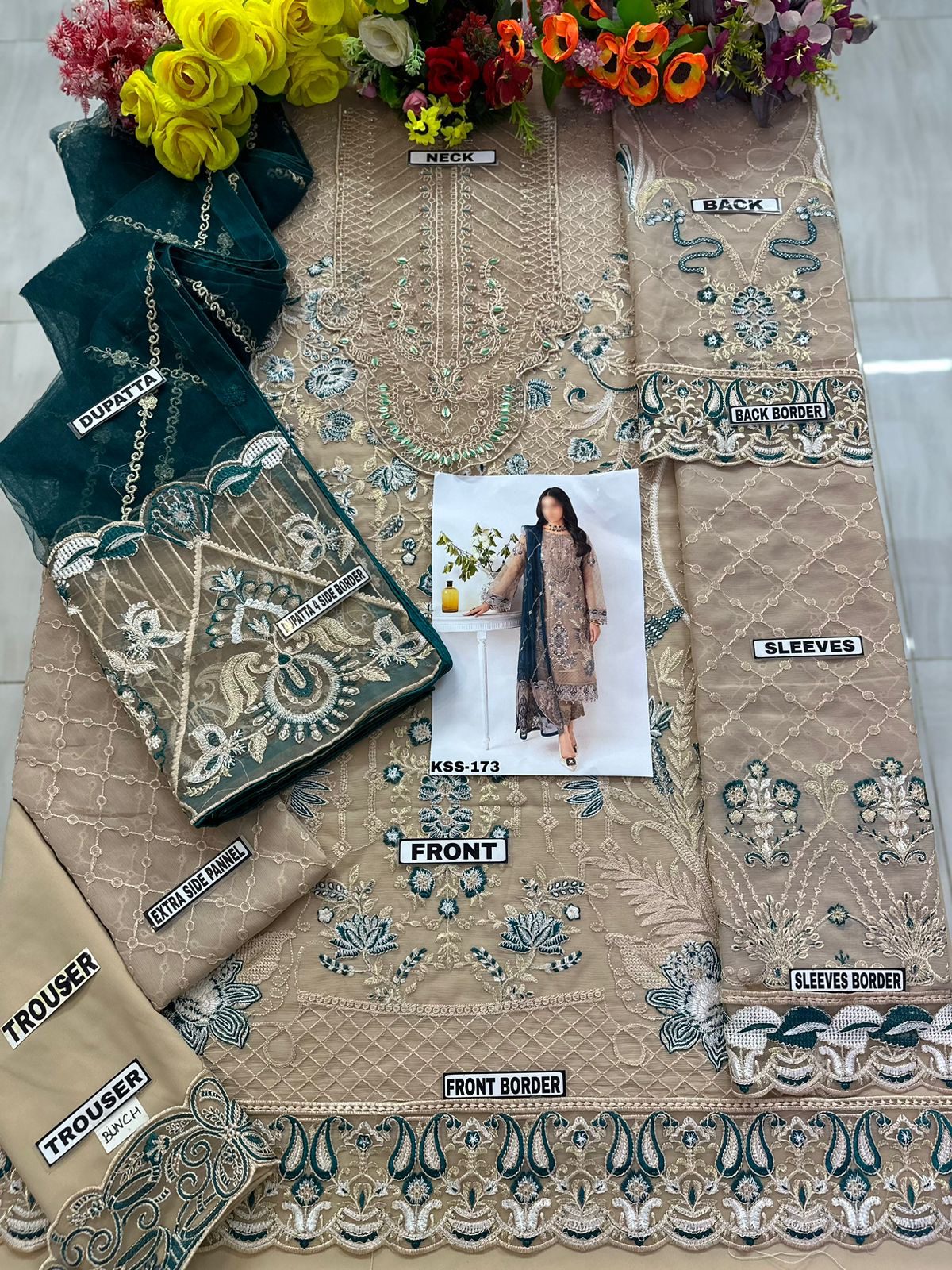 Ramsha Chiffon PartyWear Dress | SC-173