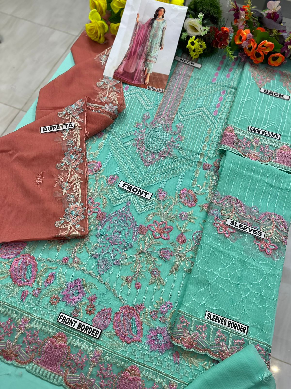 Ramsha Chiffon PartyWear Dress | SC-168