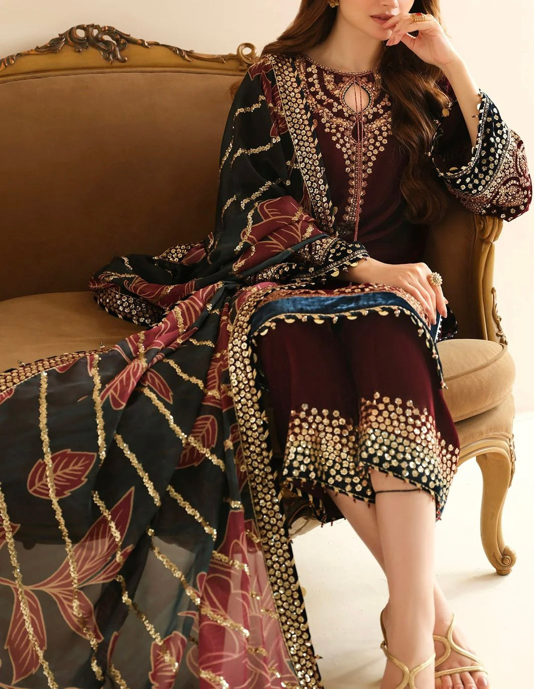 Jazmin Luxury Velvet Dress | winter 5335