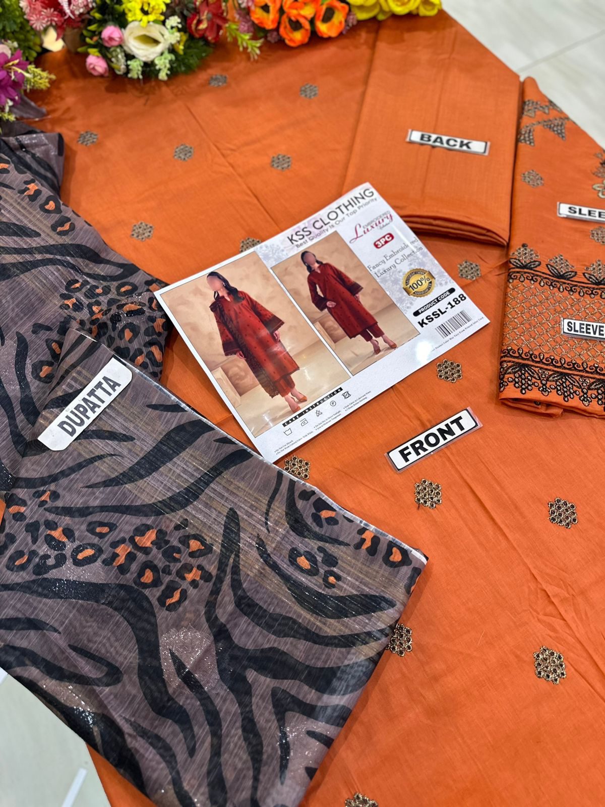 Clothing Lawn Luxury Party Wear Dress | SC-188