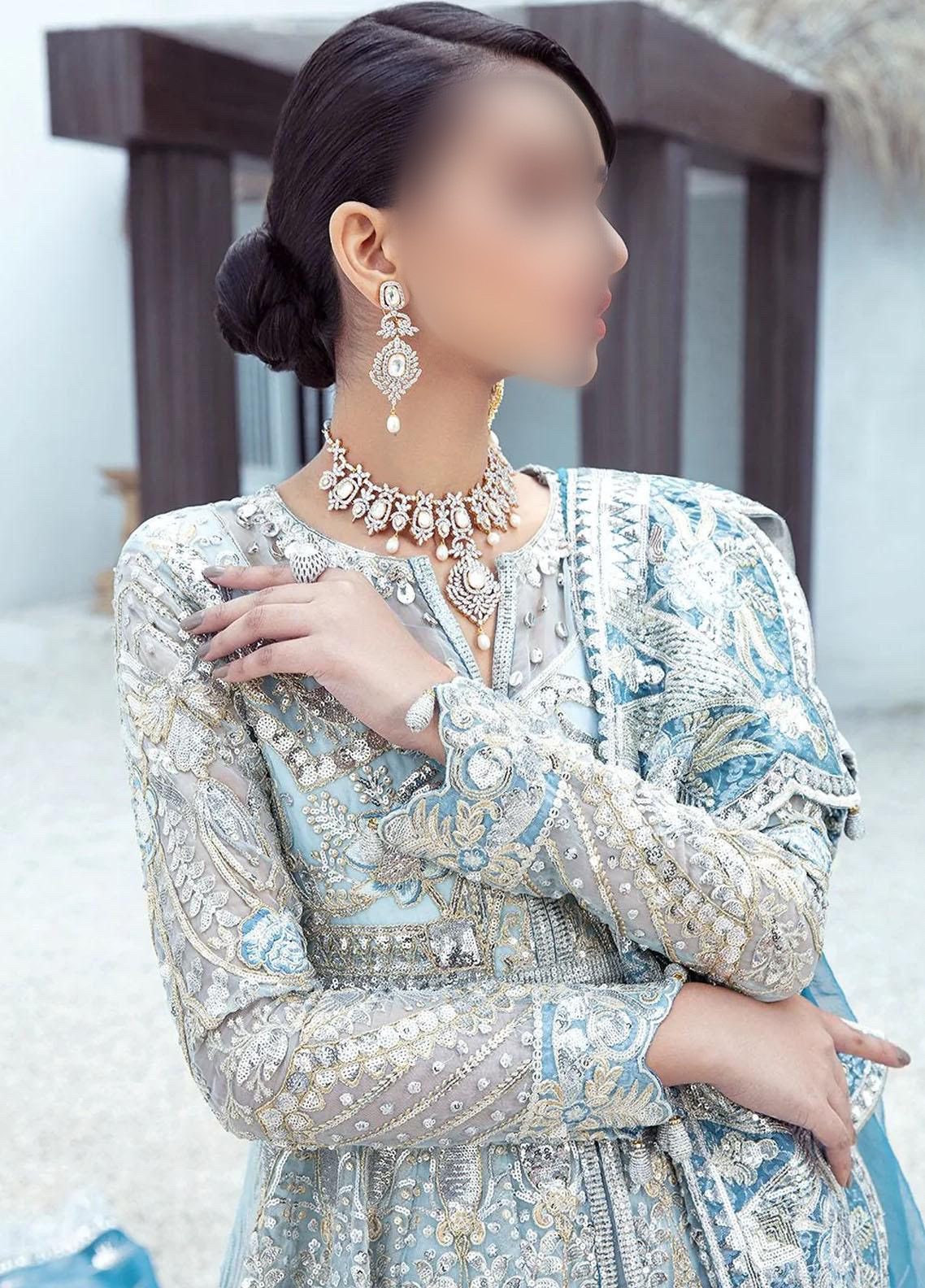 Freesia Net Maxi Bridalwear | SC-057