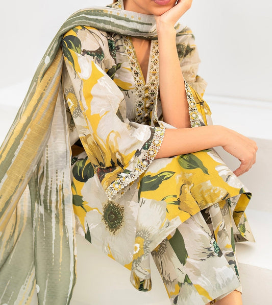 Baroque Lawn 3PC |SC-5267