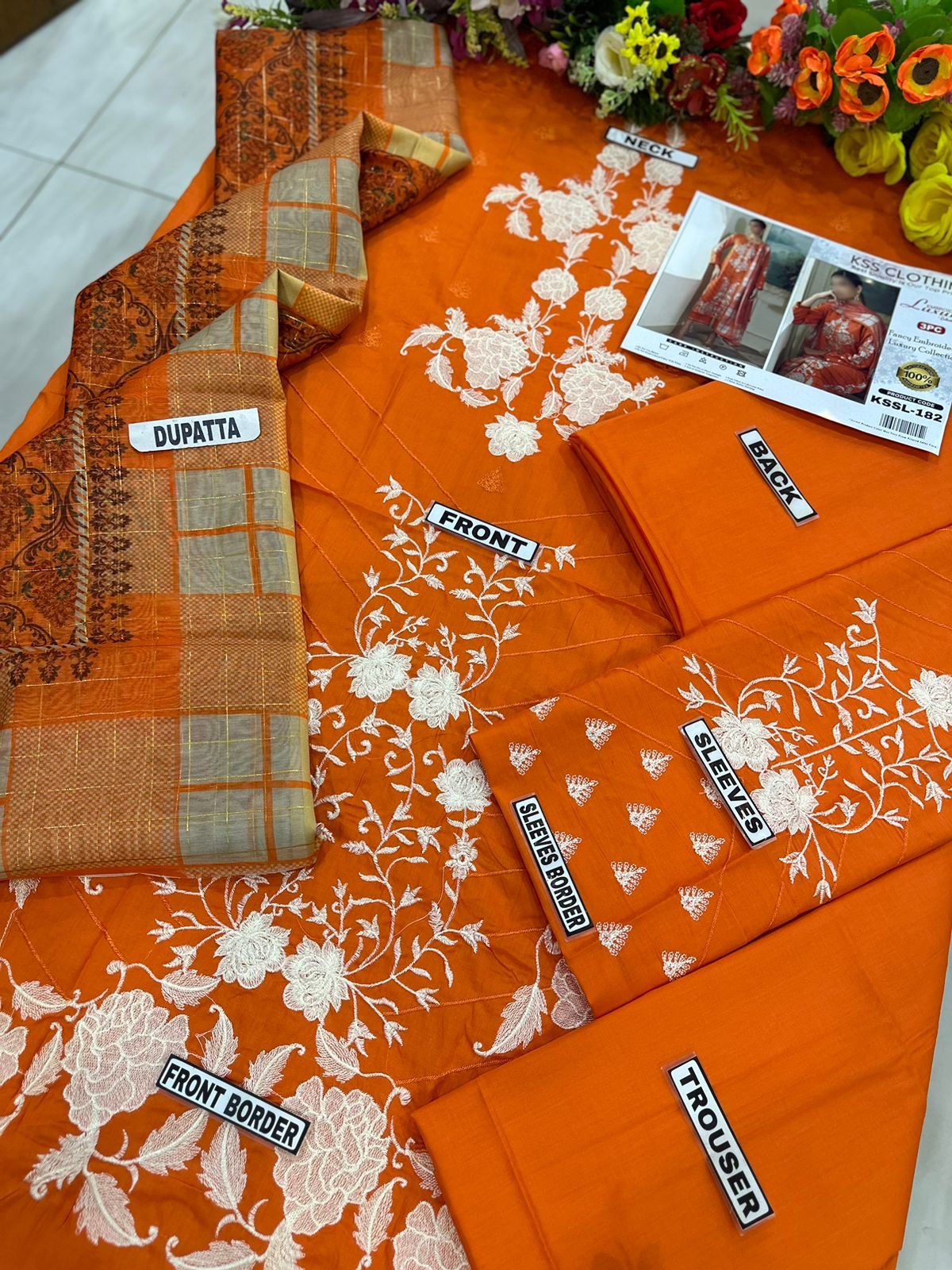 Clothing Lawn Luxury Party Wear Dress | SC-182