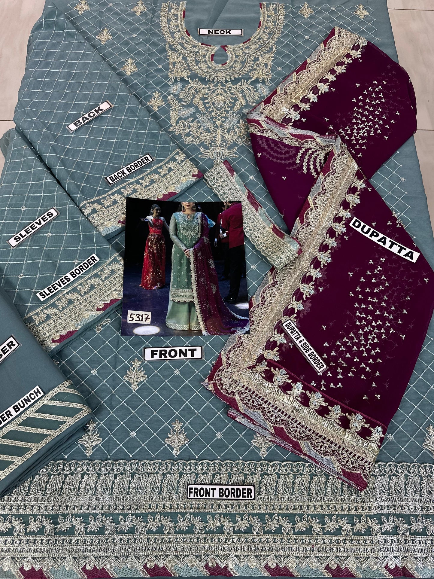 ASIM JOFA FORMAL CHIFFON SC-5317