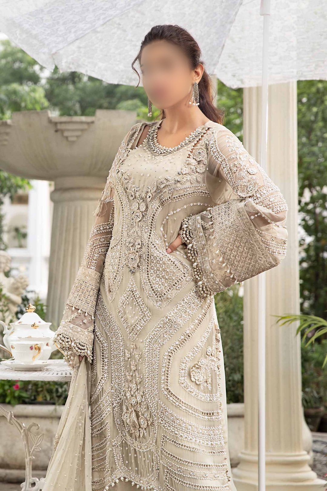 Maria B New Luxury Chiffon Party Wear Dress | SC-199