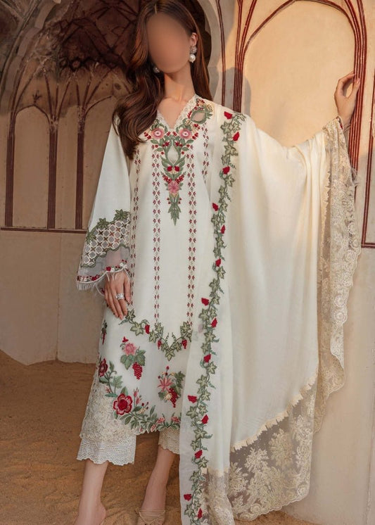 Crimson Luxury Lawn PartyWear Dress | SC-161