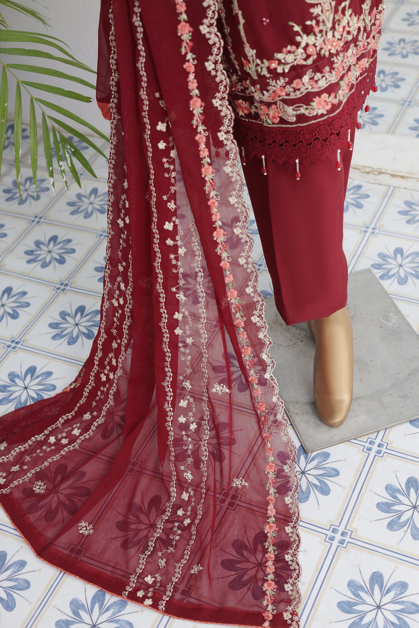 Husn-E-Suroshi Chiffon Collection 2025 | SR-06 (DILKASH)