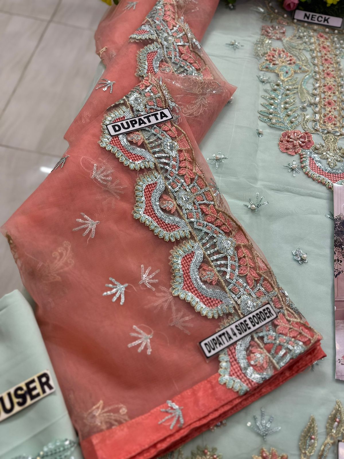 Muhq Luxury Organza Party Wear Dress | SC-188