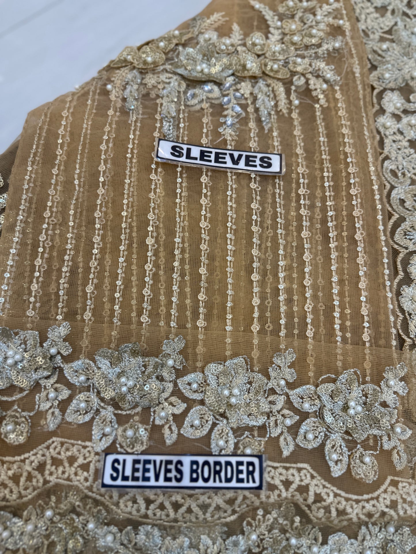 MariaB Luxury Net Embroidered Saree |5310