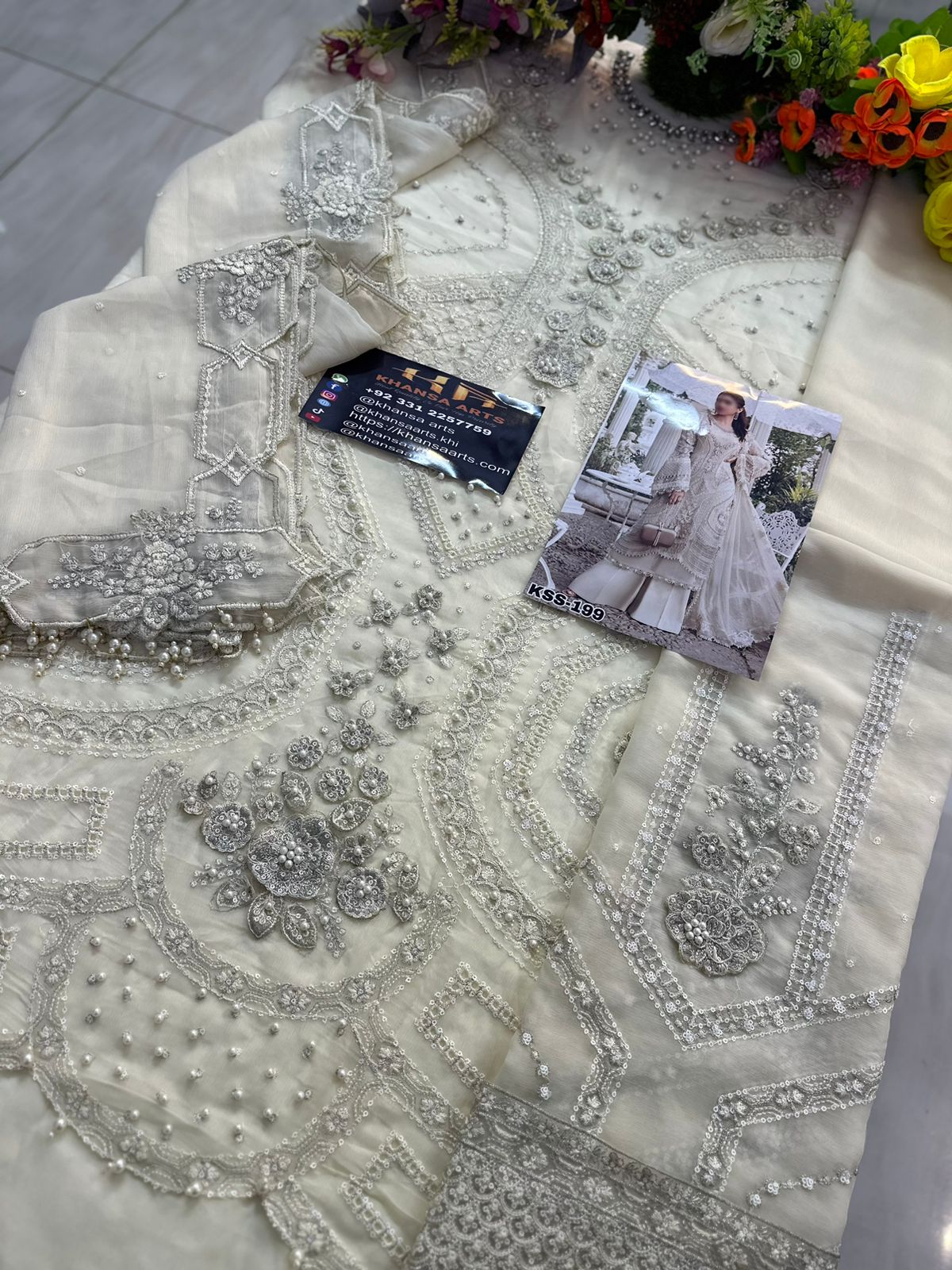 Maria B New Luxury Chiffon Party Wear Dress | SC-199