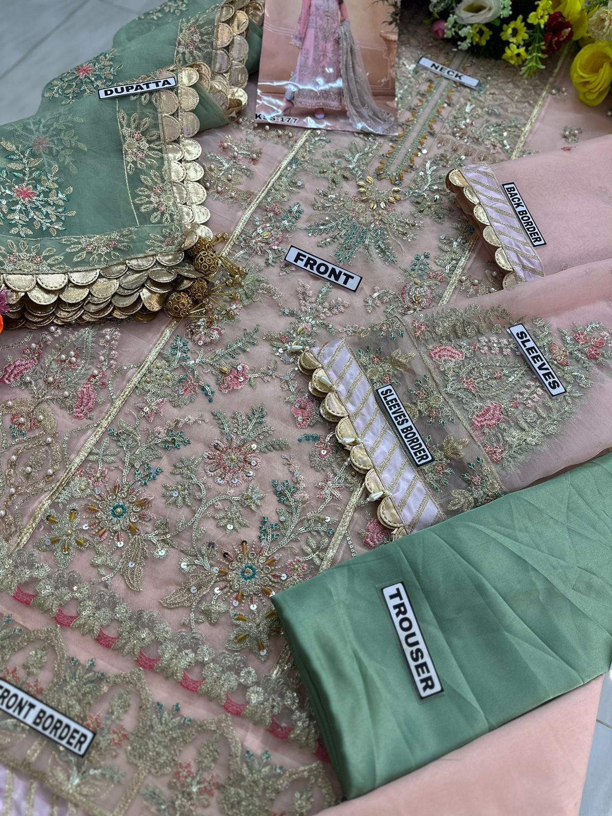 Marib B Luxury Wedding Organza Dress | SC-177