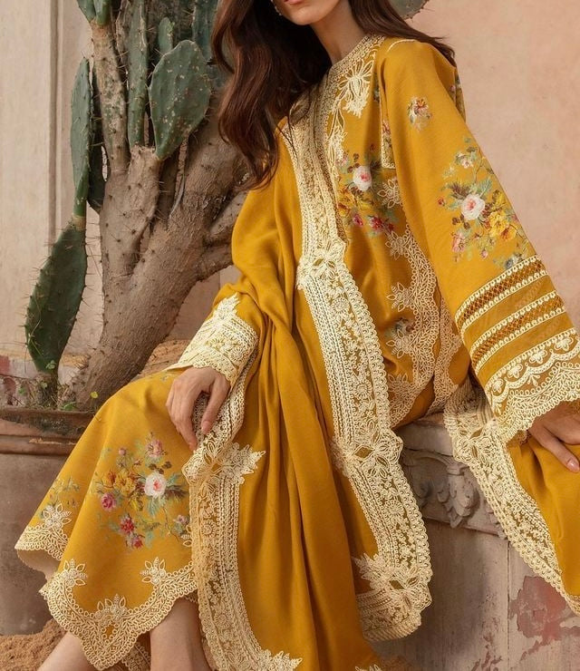 Clothing Lawn Luxury Party Wear Dress | SC-5266 ( Unstitched )