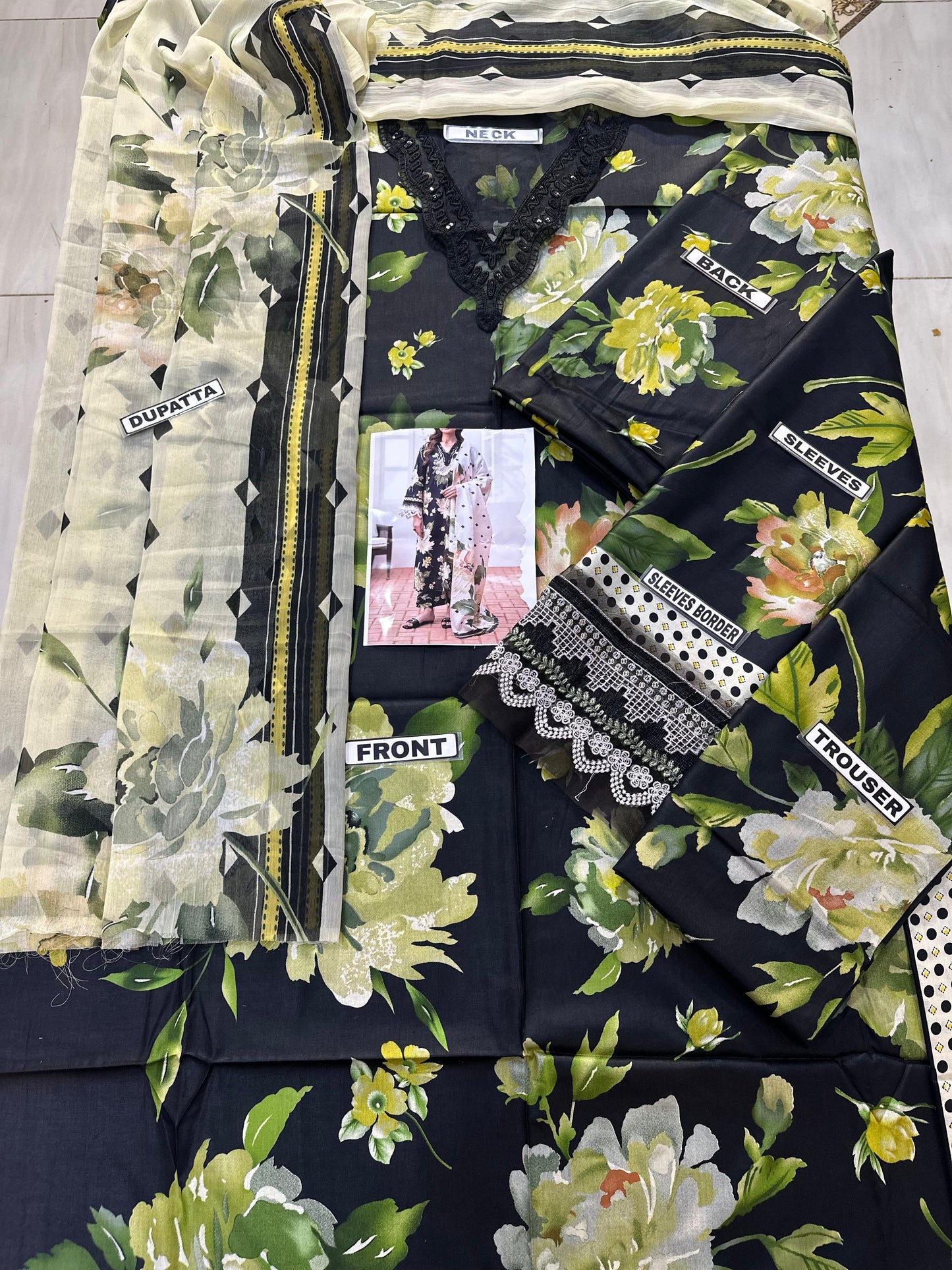 Baroque Print Lawn Formal Wear Dress | SC-257