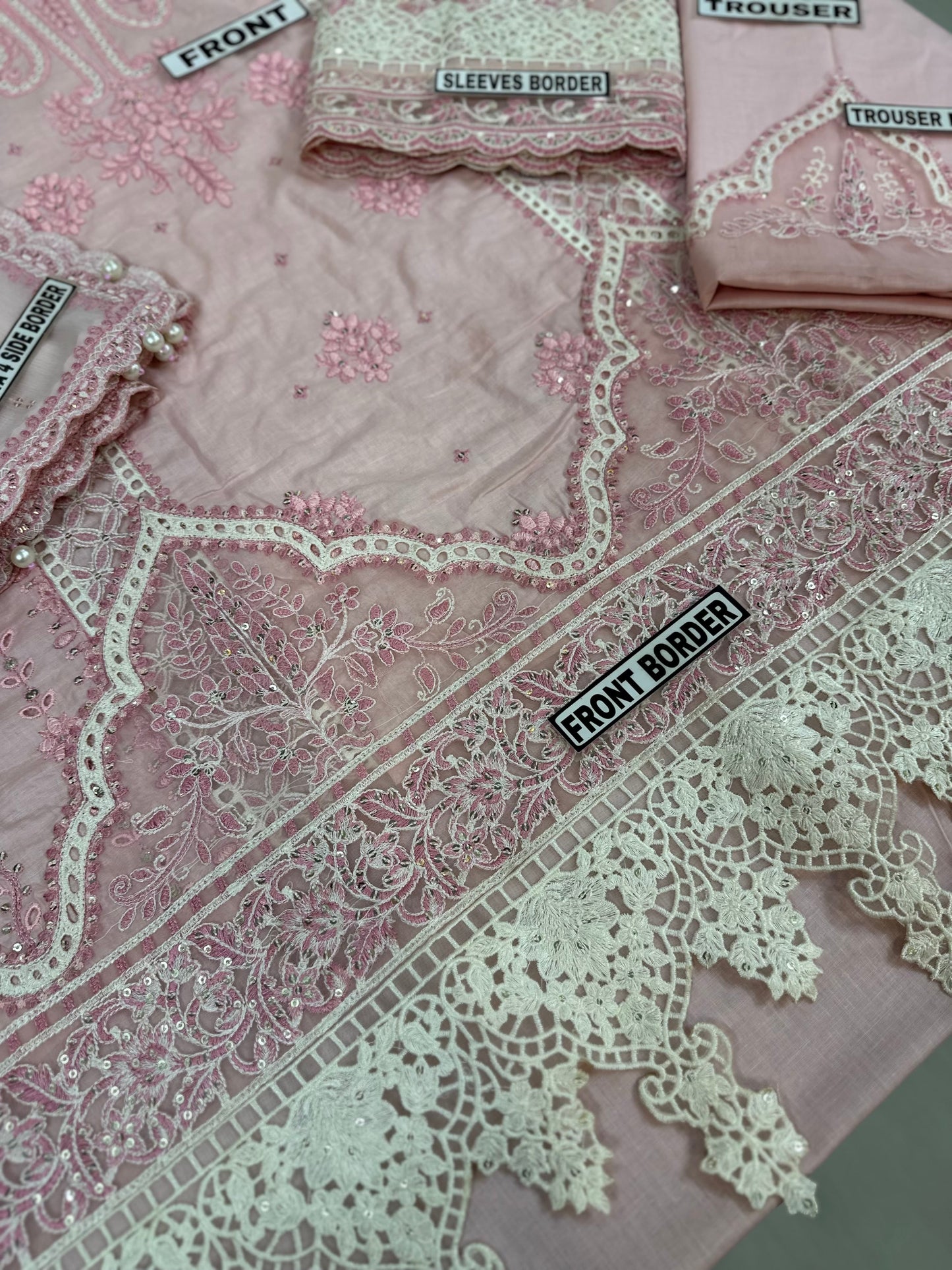 Maria B Luxury Lawn Chicken Kari Partywear Dress |SC-5293