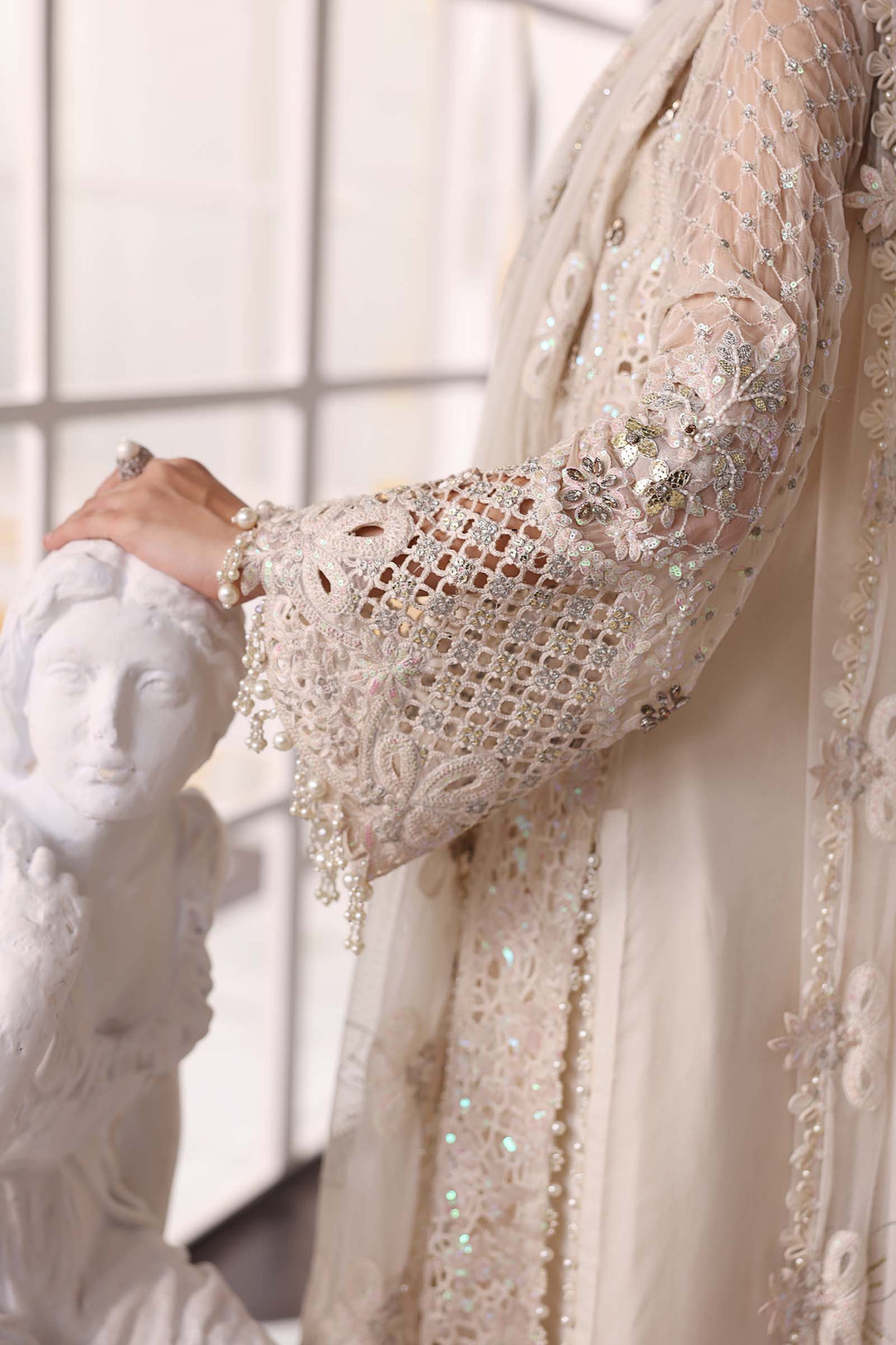 Maria B Luxury Chiffon Party Wear Dress | SC-5290