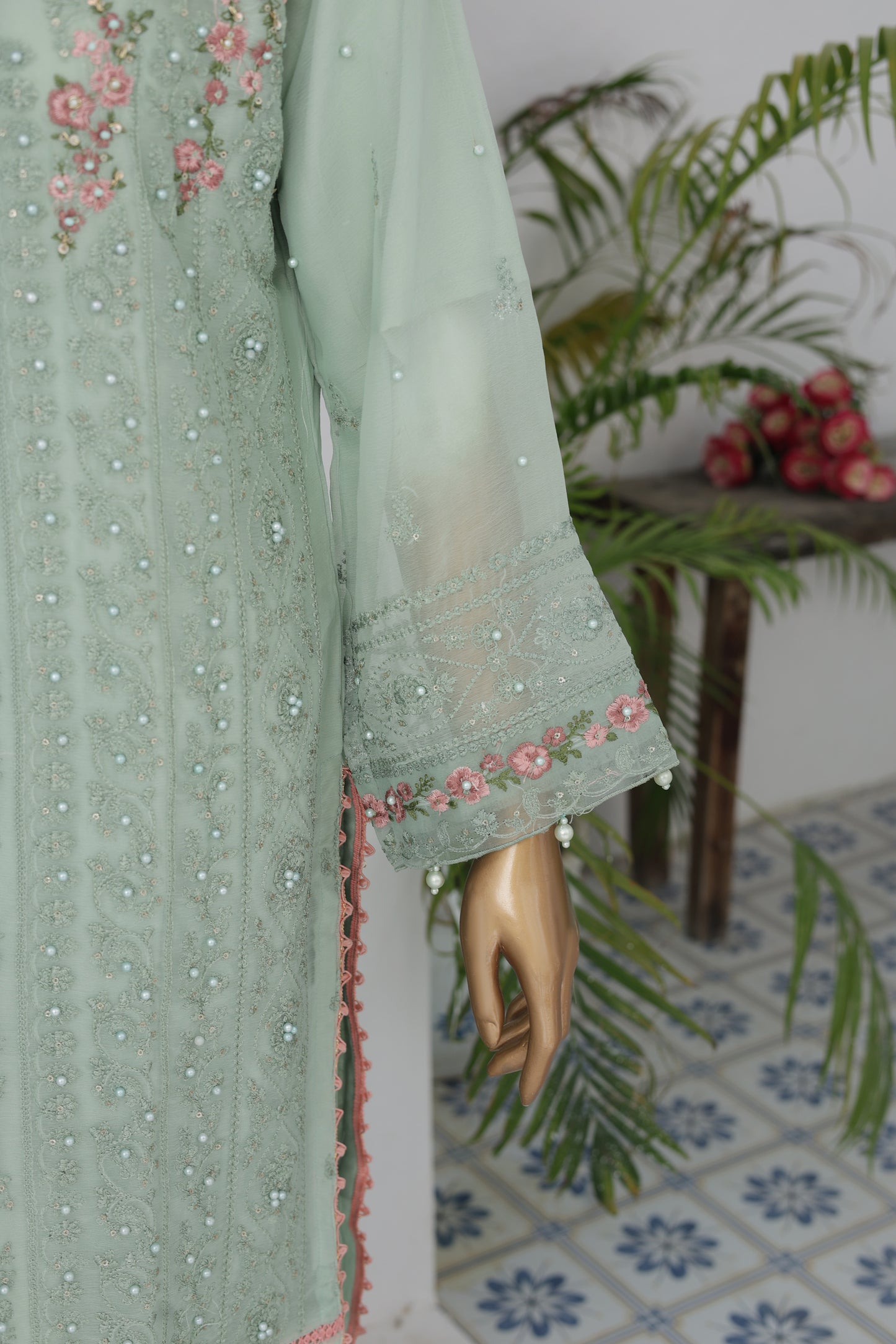 Husn-E-Suroshi Chiffon Collection 2025 | SR-07 (MOHABBAT)