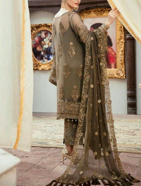 Imrozia Chiffon Party Wear Dress |5334