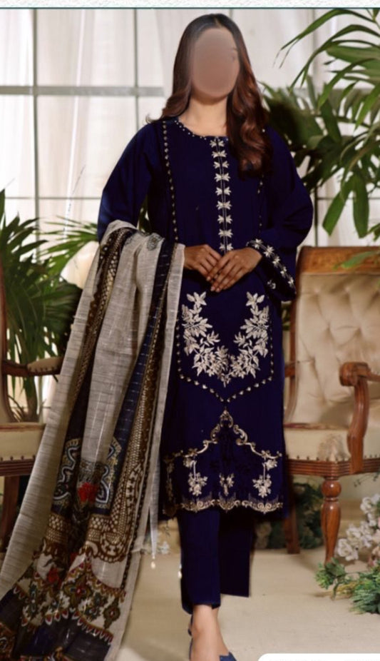 Clothing Lawn Luxury Party Wear Dress | SC-196