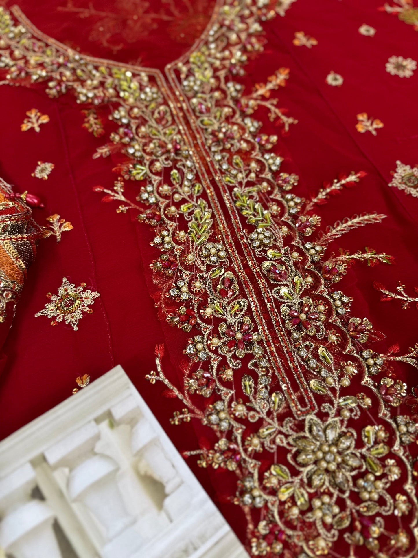 Maria B Chiffon PartyWear Dress |5308