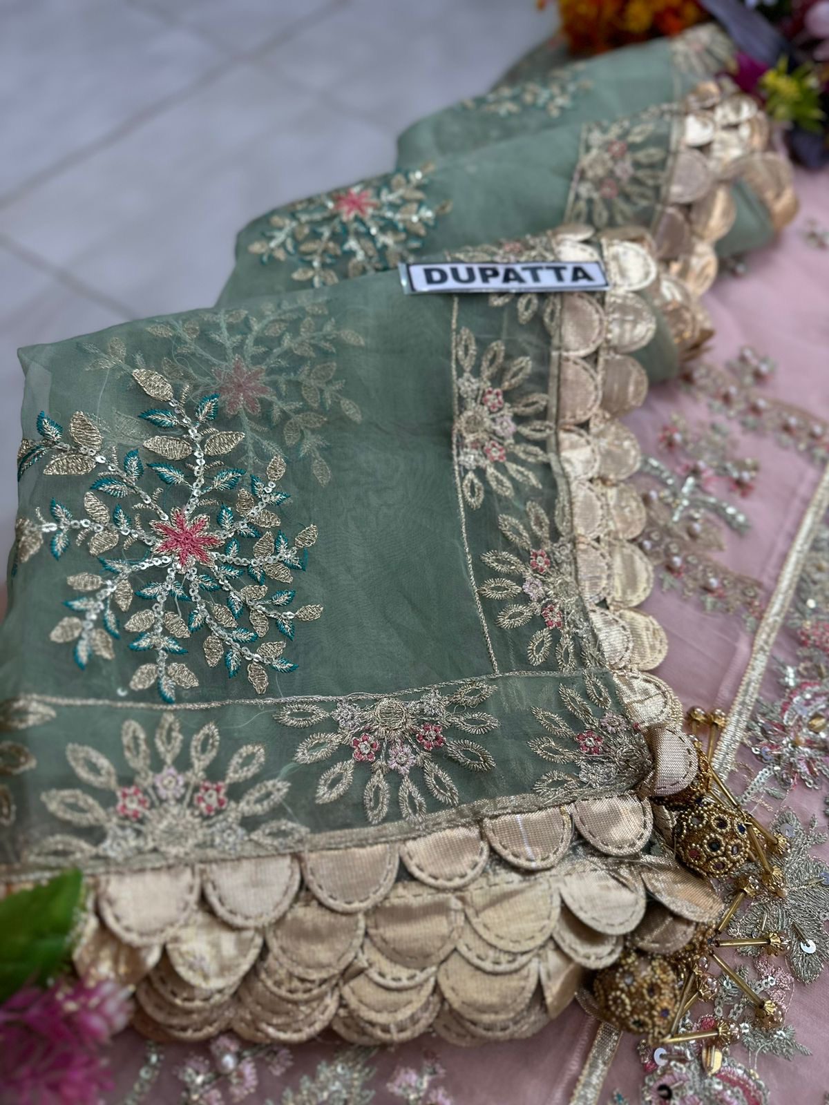 Marib B Luxury Wedding Organza Dress | SC-177