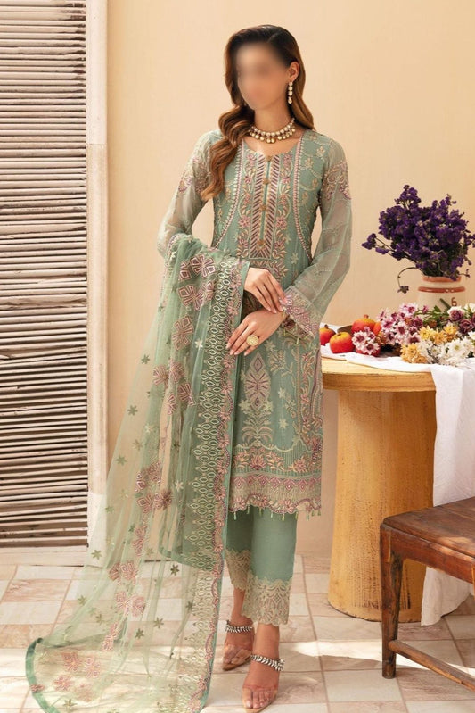 Ramsha Chiffon PartyWear Dress | SC-176